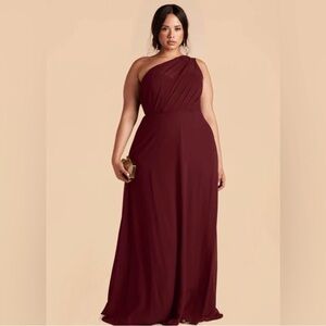 Birdy Grey One-Shoulder Wine Dress